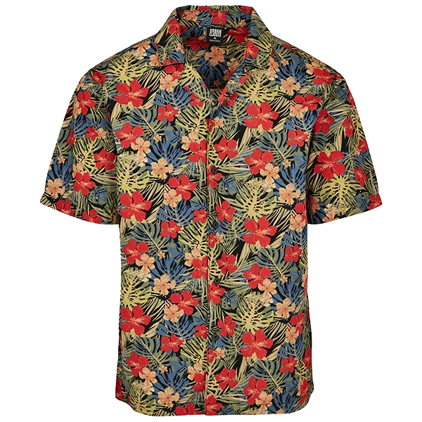Beach Shirt "Tropical" von Urban Classics