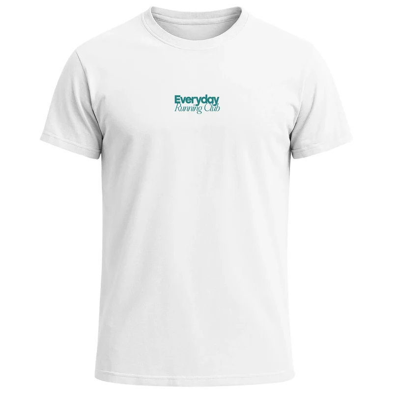 Backprint TShirt Herren Everyday Running Club Sport Laufen Joggen Cardio Addicted Fashion