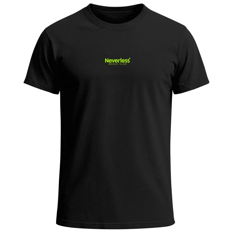 Herren T-Shirt Backprint Sommer Funshirt mit Palmen Print Retro Typografie – Strand Urlaub Grafikshirt Kurzarm Baumwwolle
