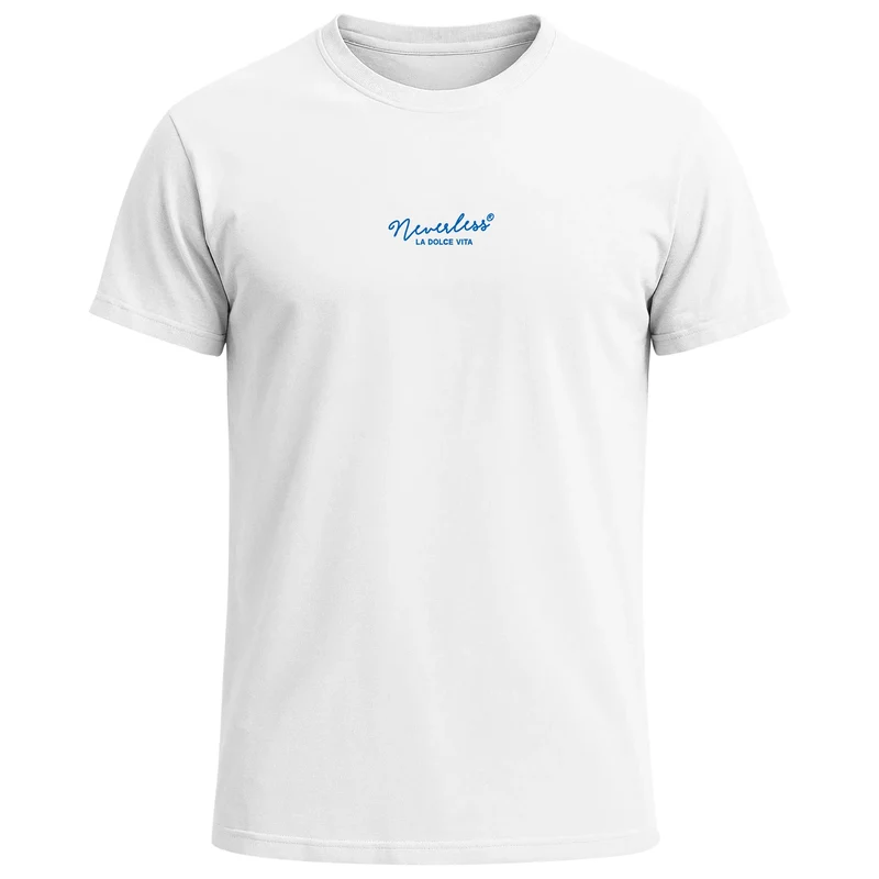 Herren T-Shirt La Dolce Vita Club – Sommer Grafikshirt mit Hummer Zitrone Wein Printshirt – Italien Lifestyle