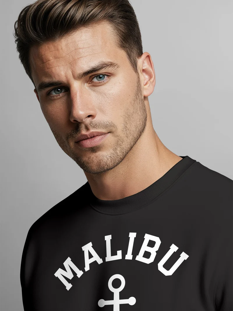 Sweatshirt Herren Anker Anchor Malibu Rundhals-Pullover
