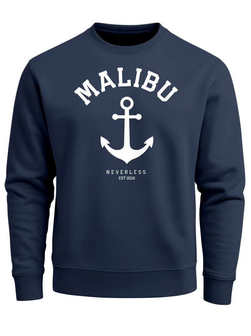 Sweatshirt Herren Anker Anchor Malibu Rundhals-Pullover