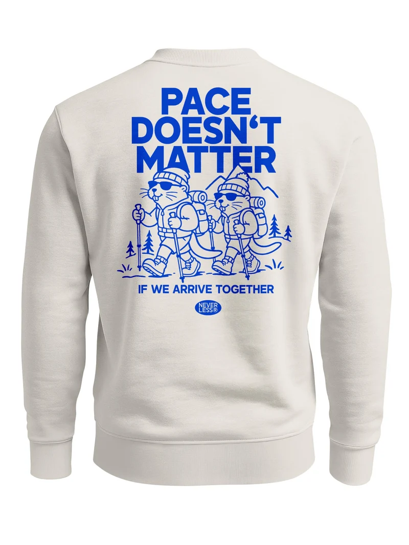 Herren Sweatshirt mit Rückenprint - Hiking Friends - Regular Fit