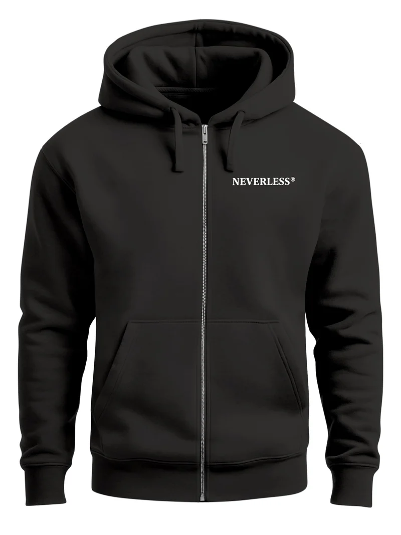 Herren Zip Hoodie mit Backprint - Sunday Hiking Club