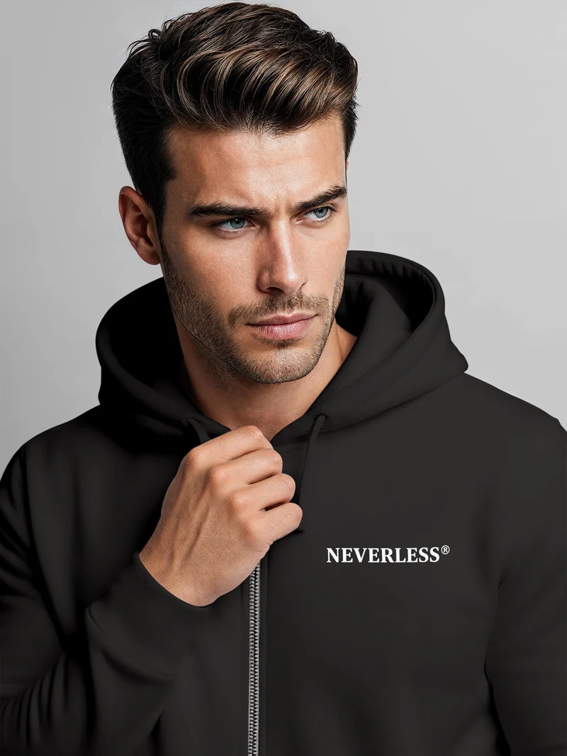 Herren Zip Hoodie mit Backprint - Sunday Hiking Club