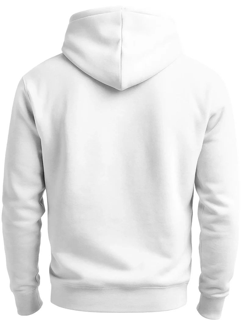 Herren Sweatjacke mit Kapuze Logo Print Wald Zipjacke Zip-Hoodie Männer Outdoor Fashion Streetstyle