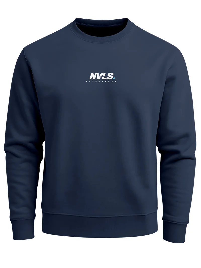 Sweatshirt Herren Pullover mit Logo Backprint Fashion Urban Streetwear Design