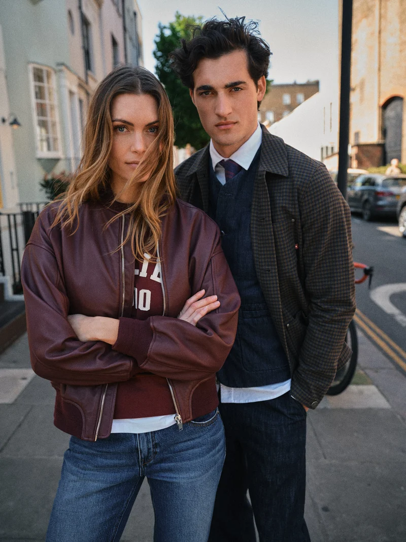 MMRuby Leather Bomber Jacket