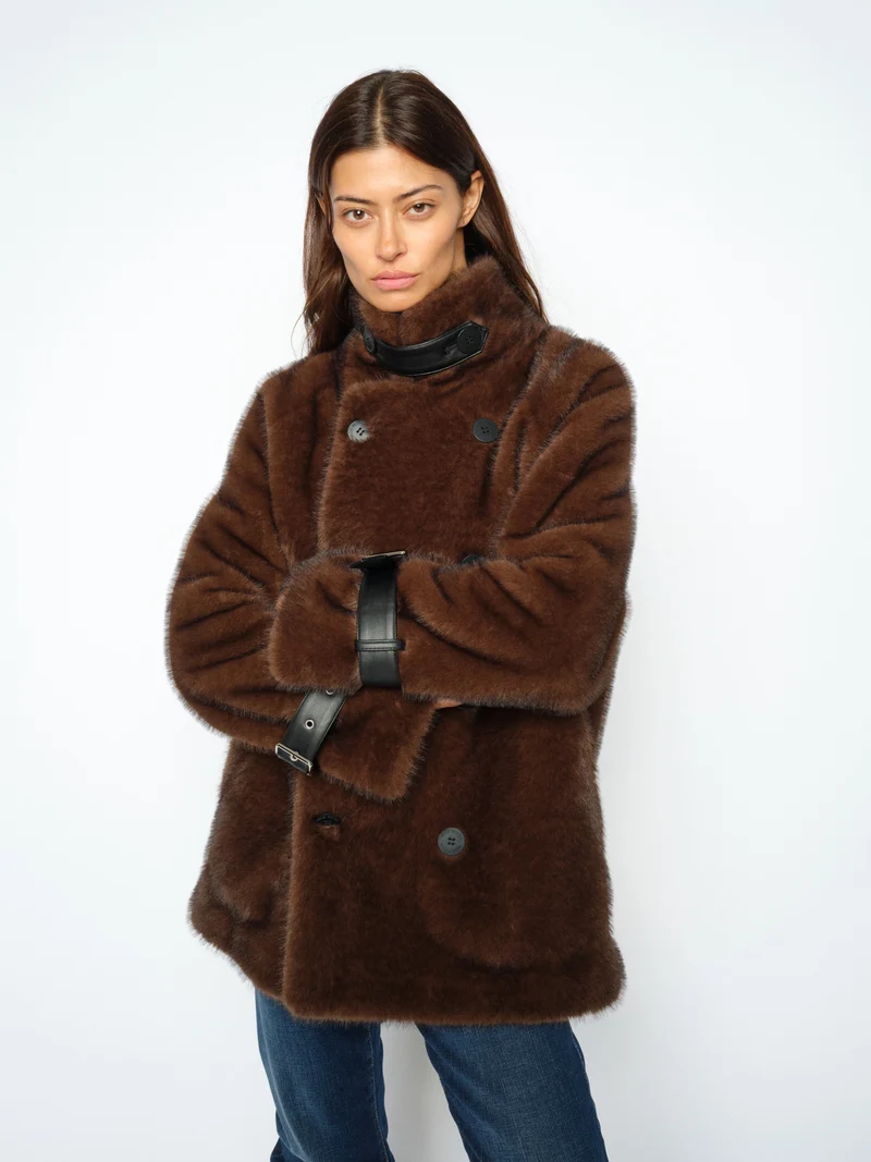 MMNanette Faux Fur Jacket