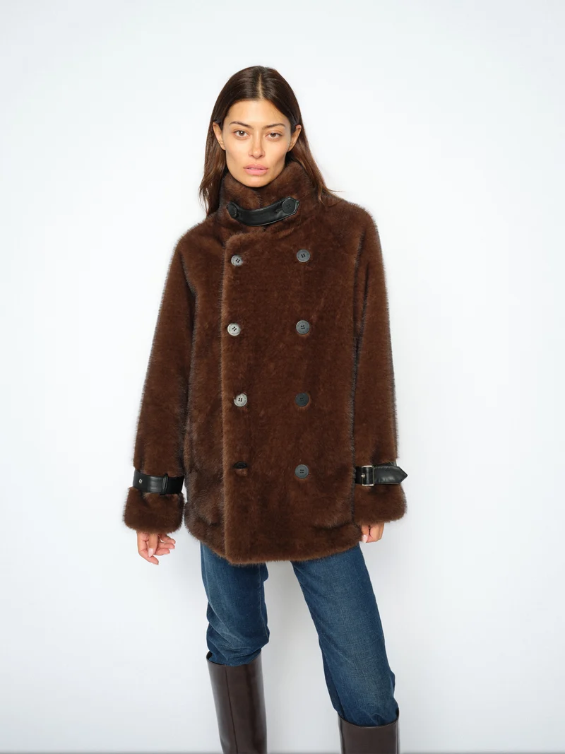 MMNanette Faux Fur Jacket