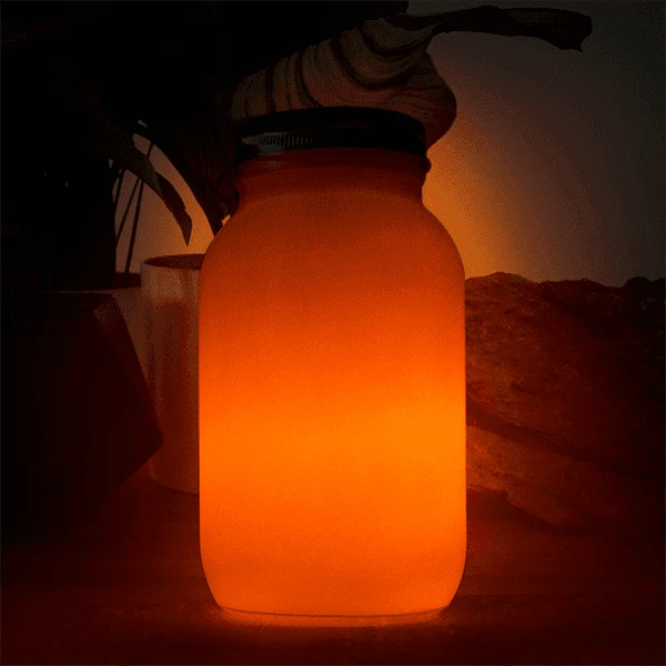 Laterne "Feuer im Glas"