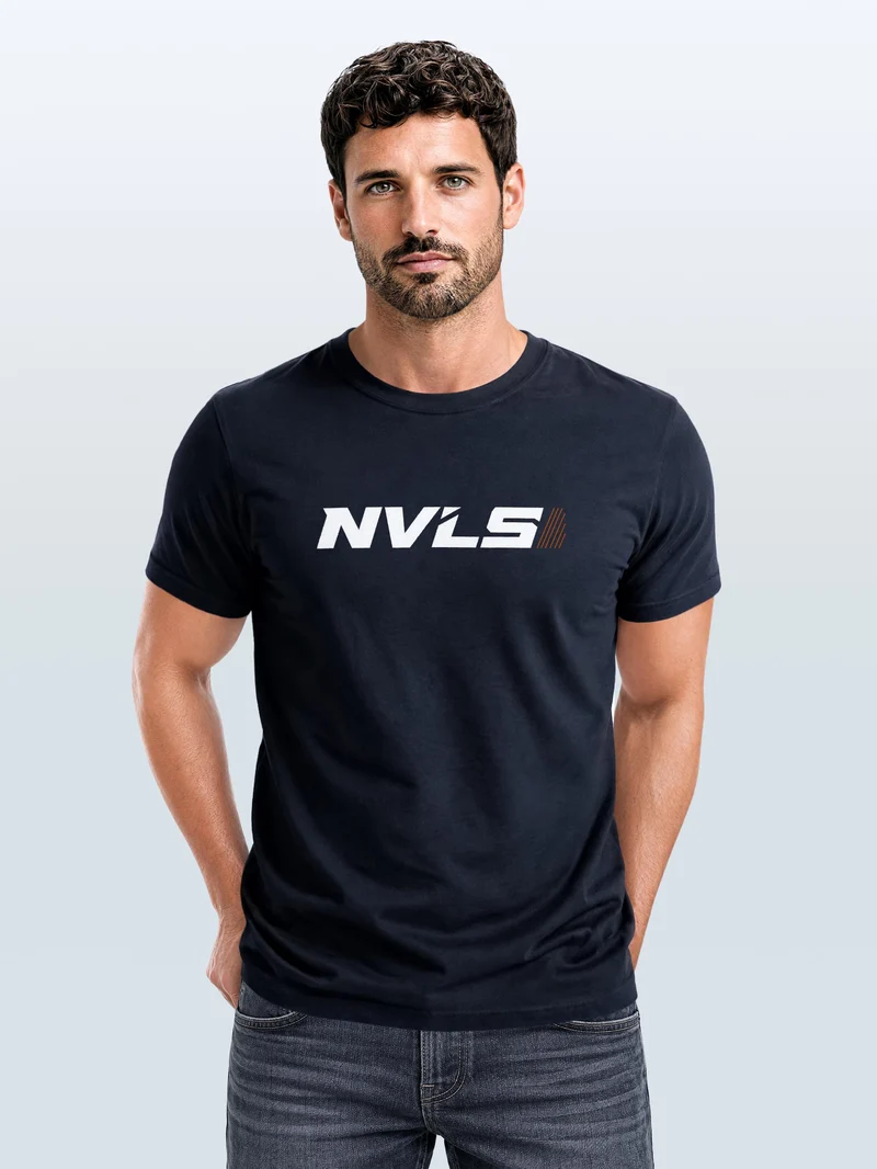 Herren T-Shirt Backprint - Sport Design Everyday Athletics - Baumwollshirt Männer Fashion Streetstyle Slim Fit