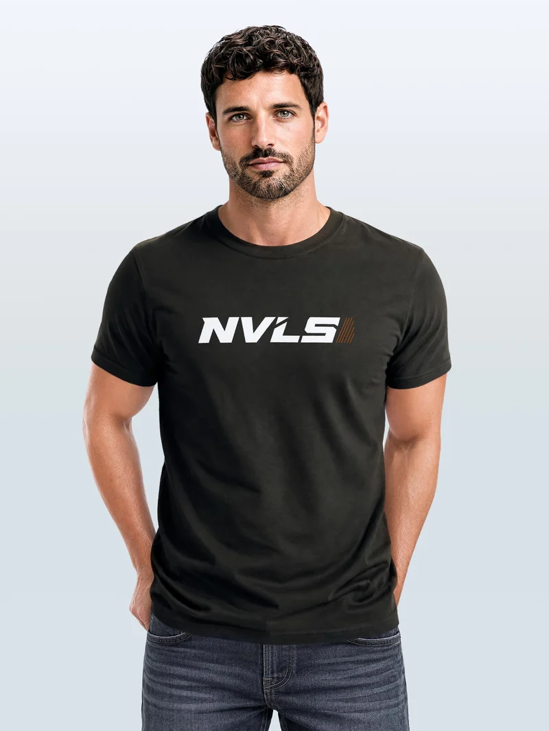 Herren T-Shirt Backprint - Sport Design Everyday Athletics - Baumwollshirt Männer Fashion Streetstyle Slim Fit