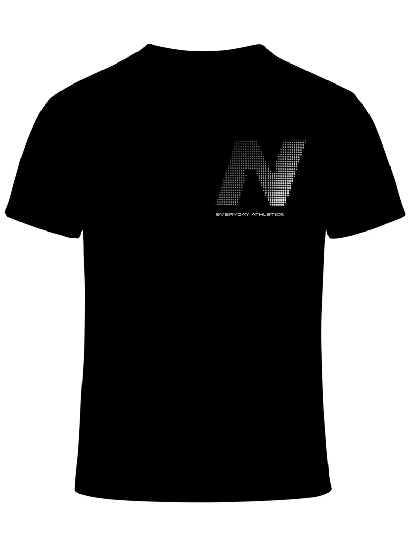 Herren T-Shirt Frontprint - Halftone - Baumwollshirt Männer Fashion Streetstyle Slim Fit