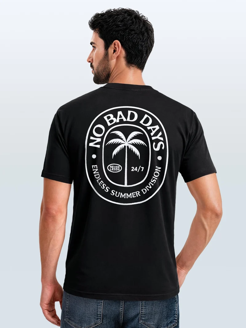 Herren T-Shirt Backprint - Design - Baumwollshirt Männer Fashion Streetstyle Slim Fit