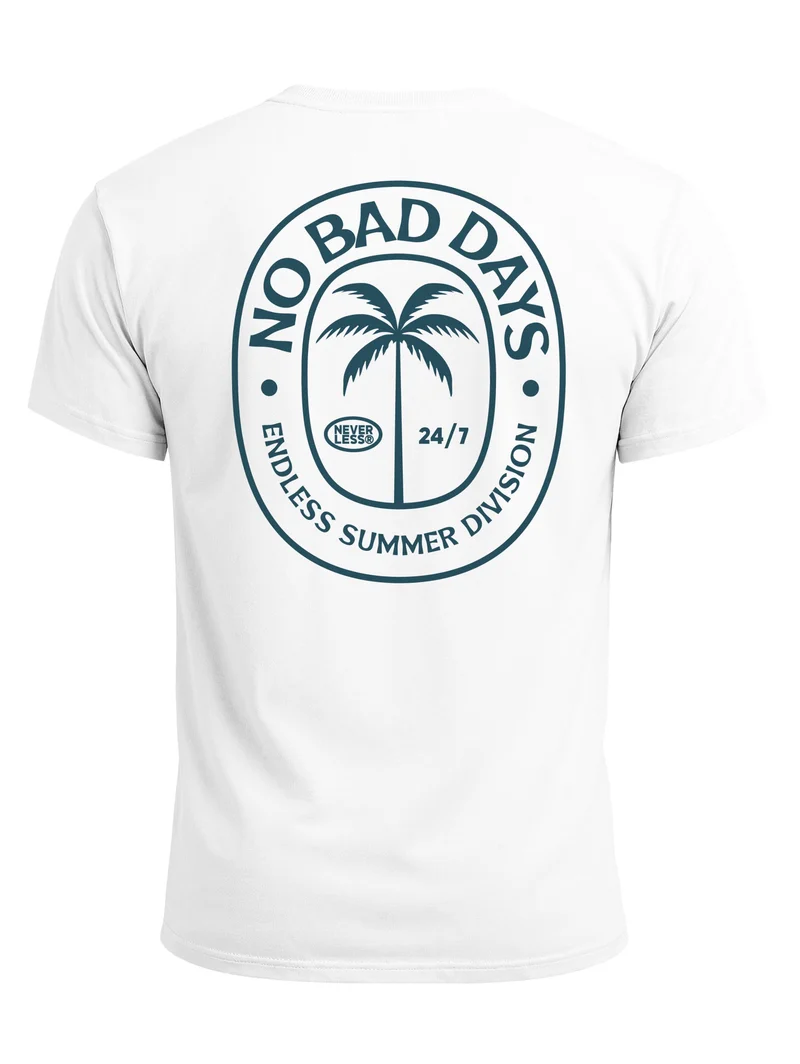 Herren T-Shirt Backprint - Design - Baumwollshirt Männer Fashion Streetstyle Slim Fit