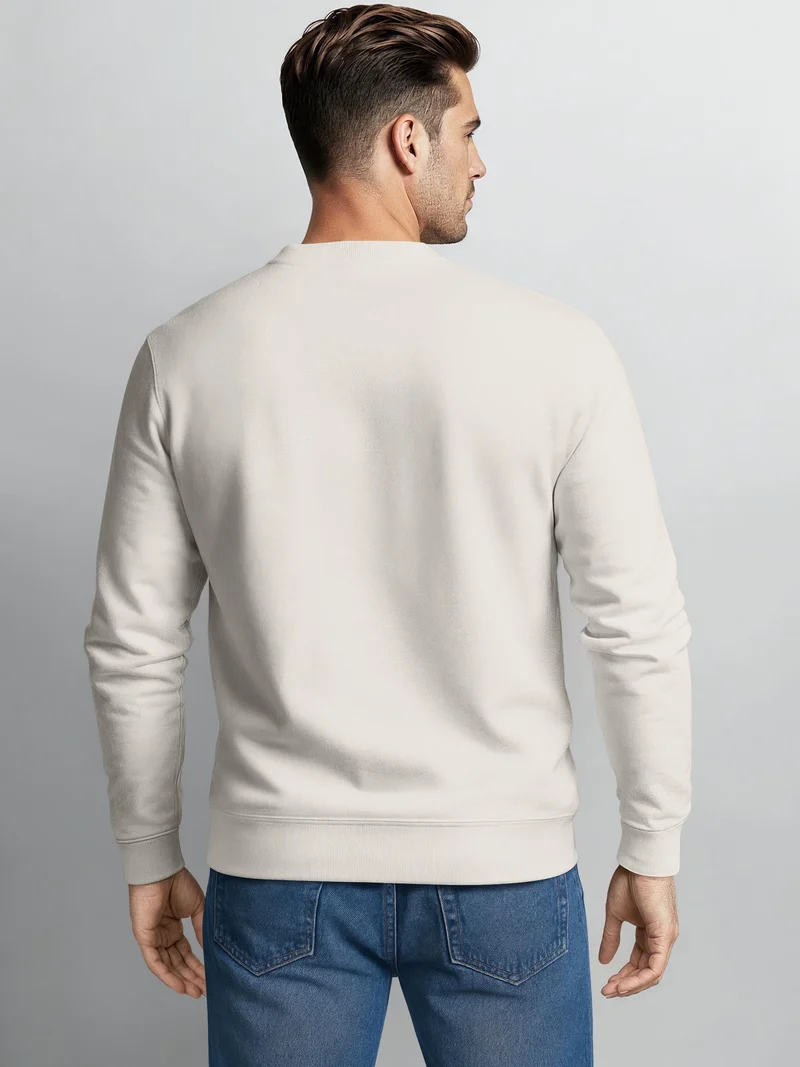 Herren Sweatshirt mit Frontprint - Coastal - Regular Fit