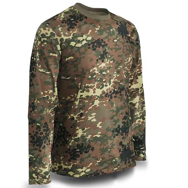 Langarmshirt "Camo-Style Flecktarn"
