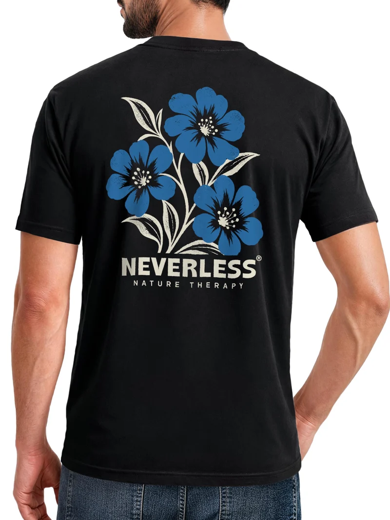 Herren T-Shirt Nature Therapy Backprint Slim Fit