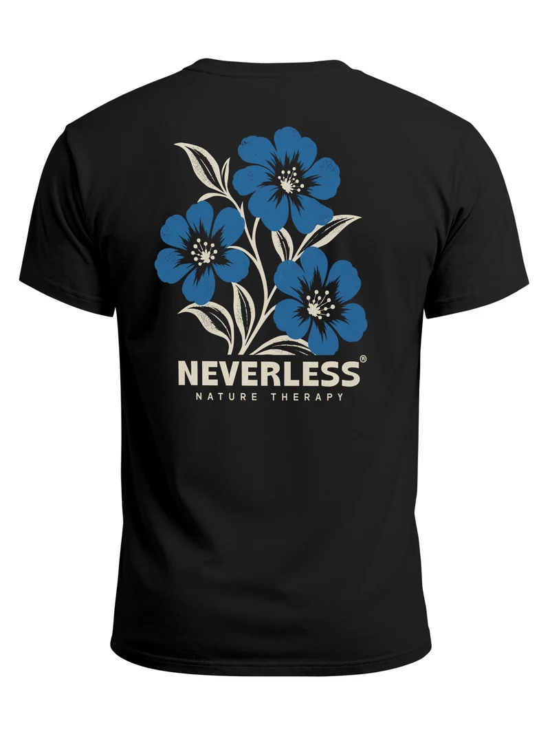 Herren T-Shirt Nature Therapy Backprint Slim Fit