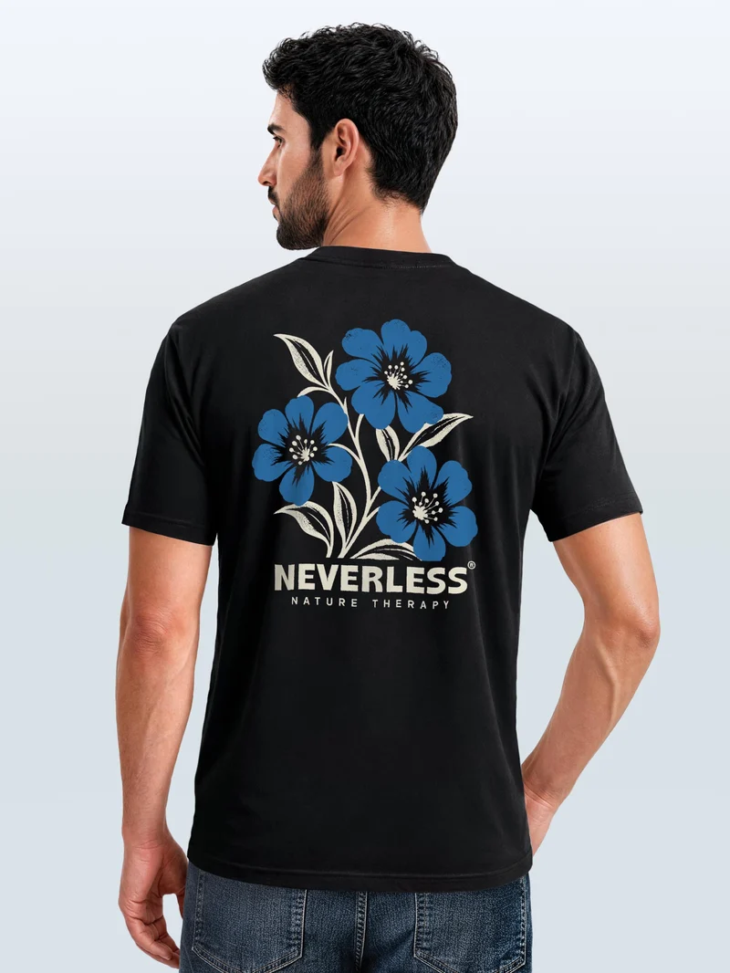 Herren T-Shirt Nature Therapy Backprint Slim Fit