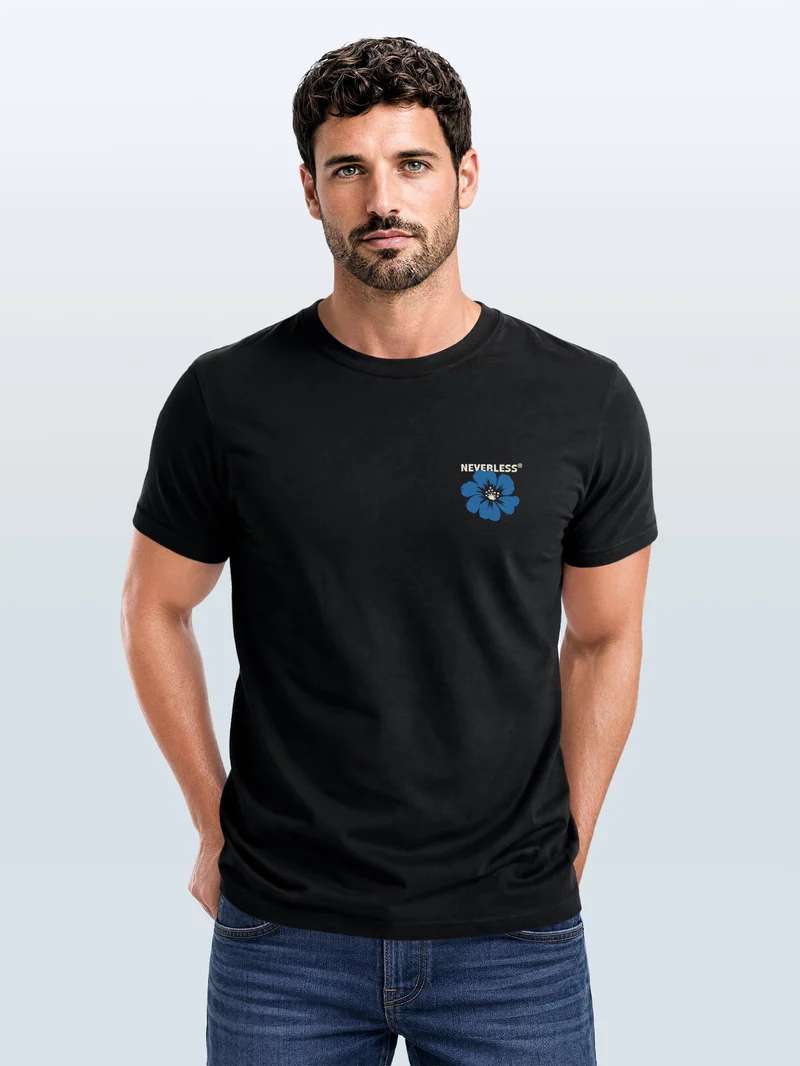 Herren T-Shirt Nature Therapy Backprint Slim Fit