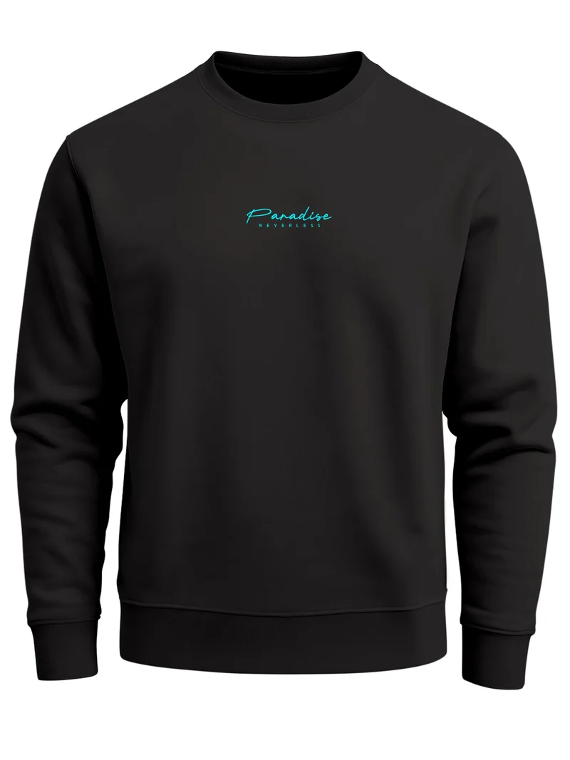 Sweatshirt Herren Pullover mit Backprint Take Me to Paradise Design Summer Vibes Streetwear Fashion Streetwear