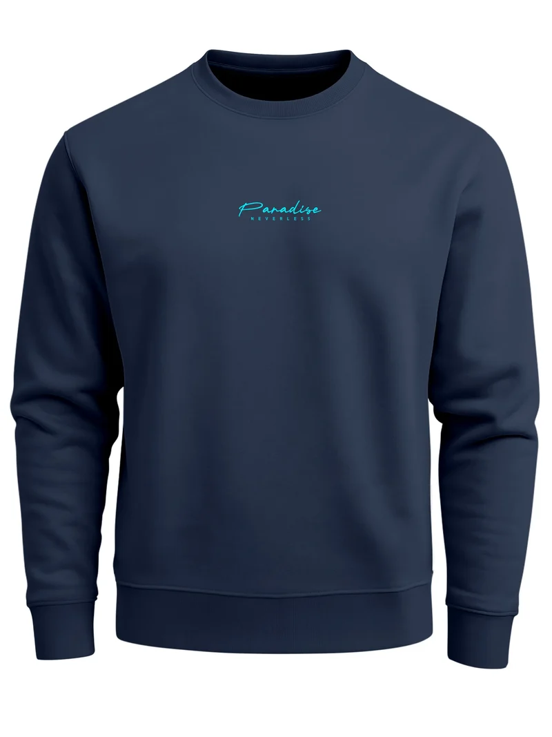 Sweatshirt Herren Pullover mit Backprint Take Me to Paradise Design Summer Vibes Streetwear Fashion Streetwear
