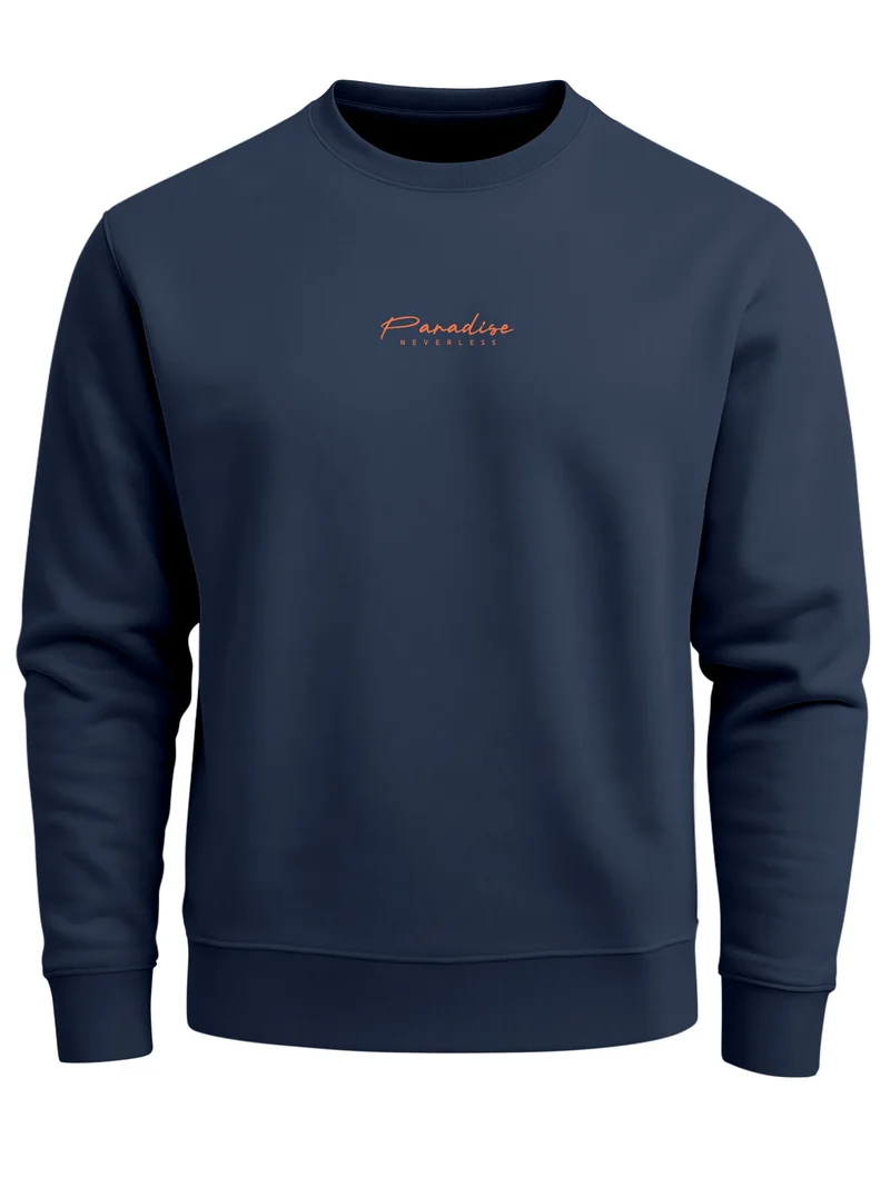 Sweatshirt Herren Pullover mit Backprint Take Me to Paradise Design Summer Vibes Streetwear Fashion Streetwear