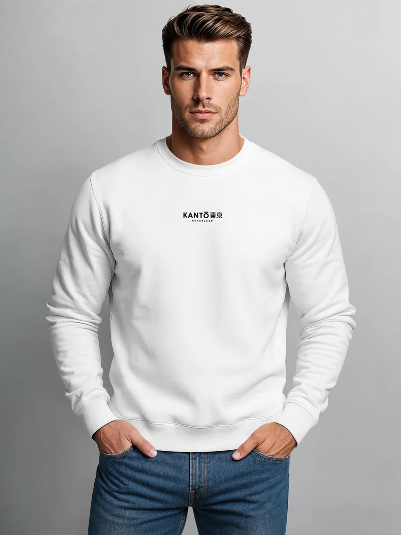 Herren Sweatshirt Tokio Wave Backprint Regular Fit