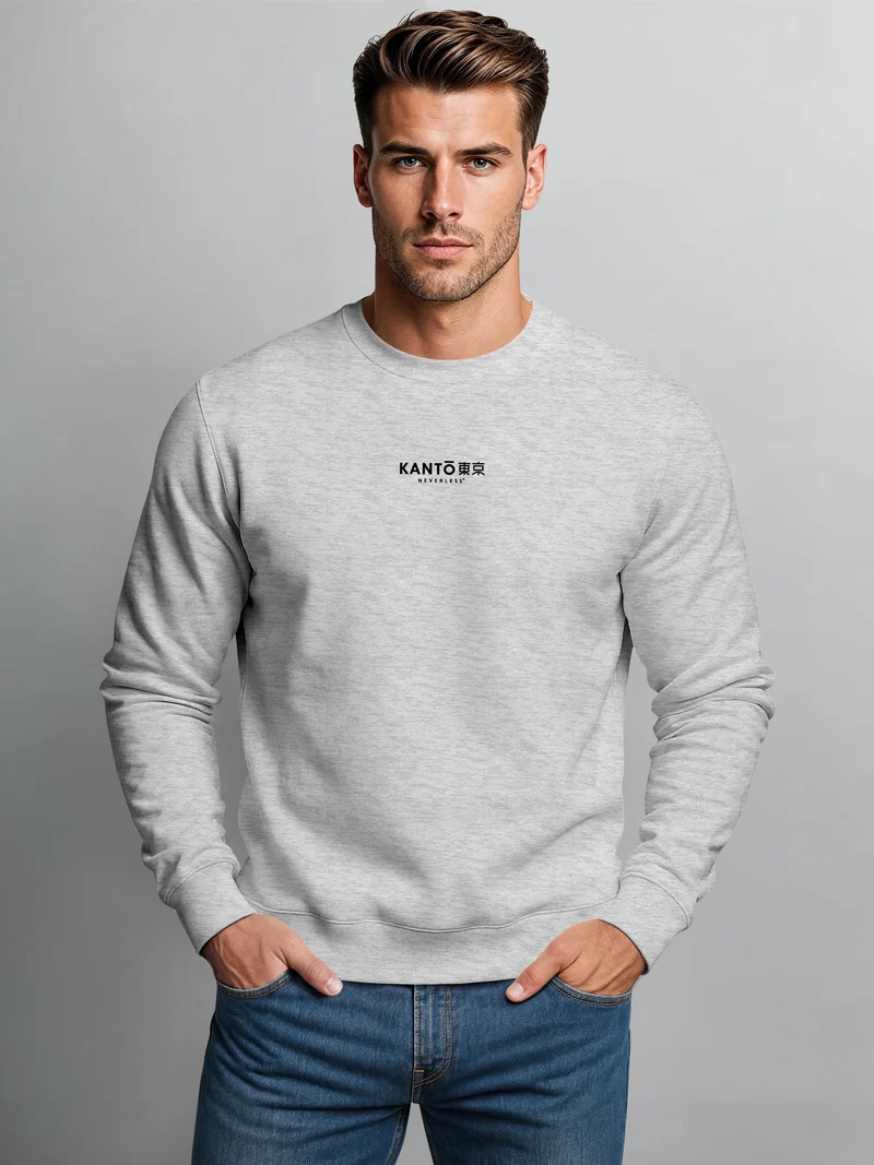 Herren Sweatshirt Tokio Wave Backprint Regular Fit