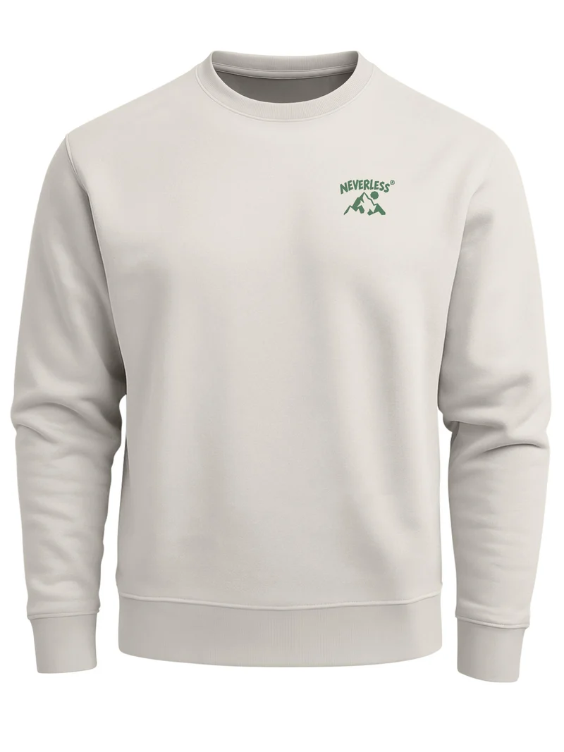 Herren Sweatshirt Offline Outdoor Backprint Regular Fit