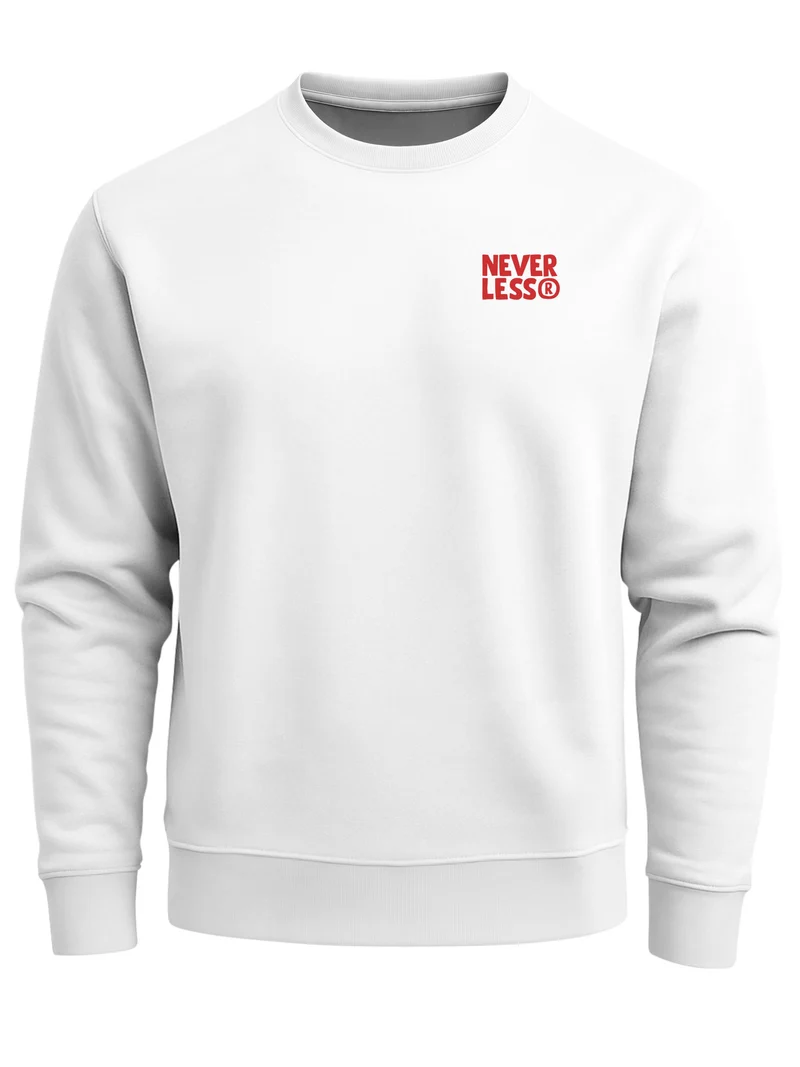 Herren Sweatshirt Eat Pasta Ride Fasta Backprint Regular Fit