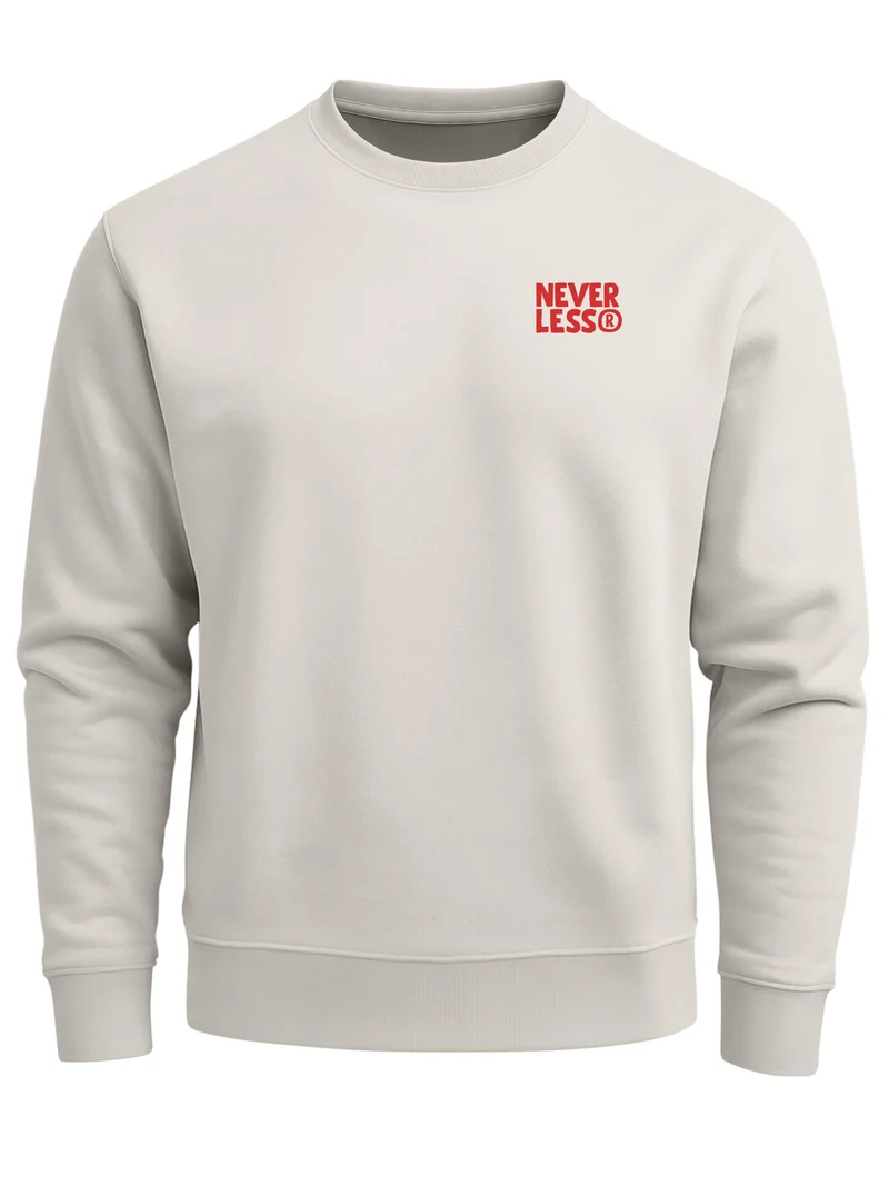 Herren Sweatshirt Eat Pasta Ride Fasta Backprint Regular Fit