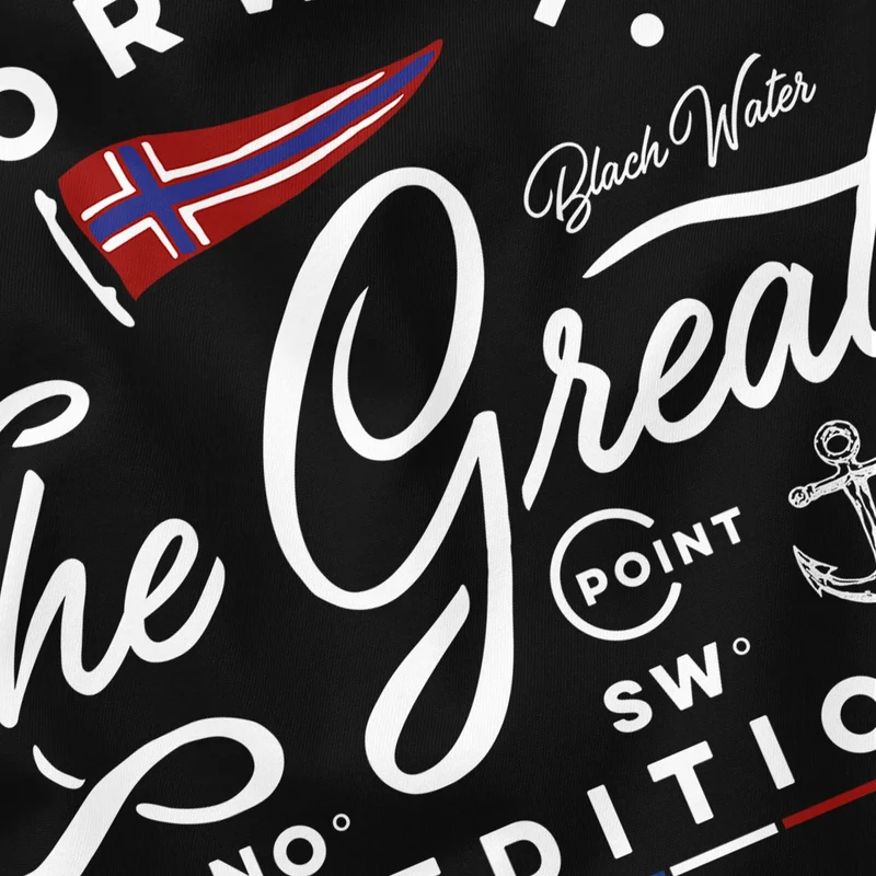 Herren T-Shirt Norwegen The Great Expedition Outdoor Adventure Fashion Streetstyle