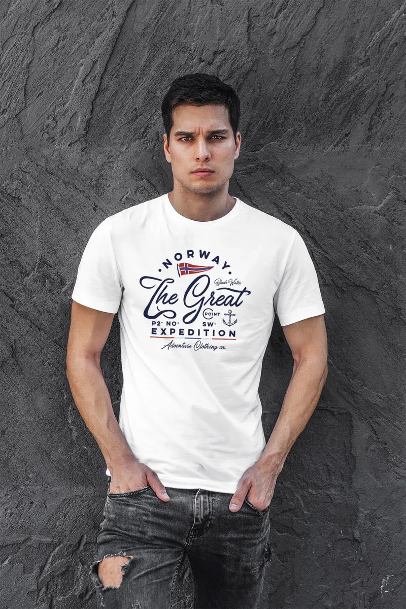 Herren T-Shirt Norwegen The Great Expedition Outdoor Adventure Fashion Streetstyle