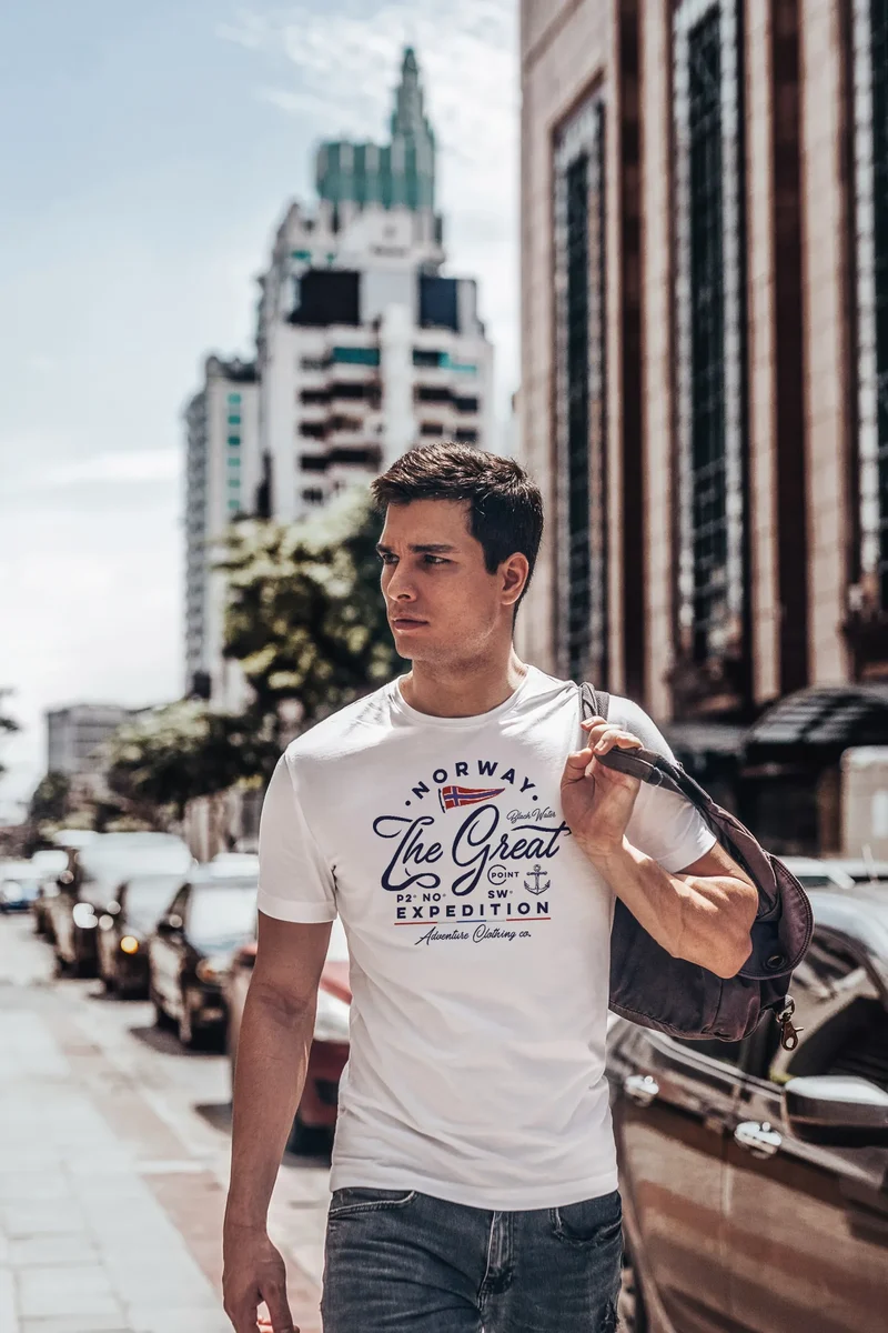 Herren T-Shirt Norwegen The Great Expedition Outdoor Adventure Fashion Streetstyle