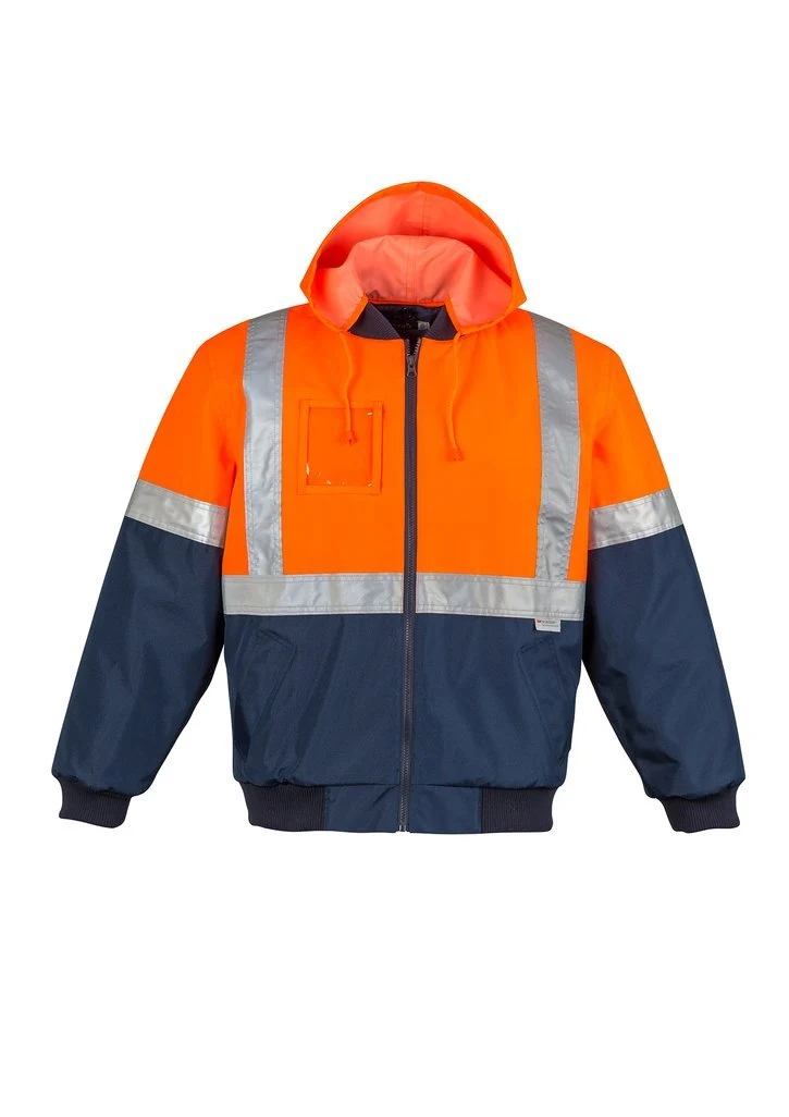 Mens HI Vis Quilted Flying Jacket