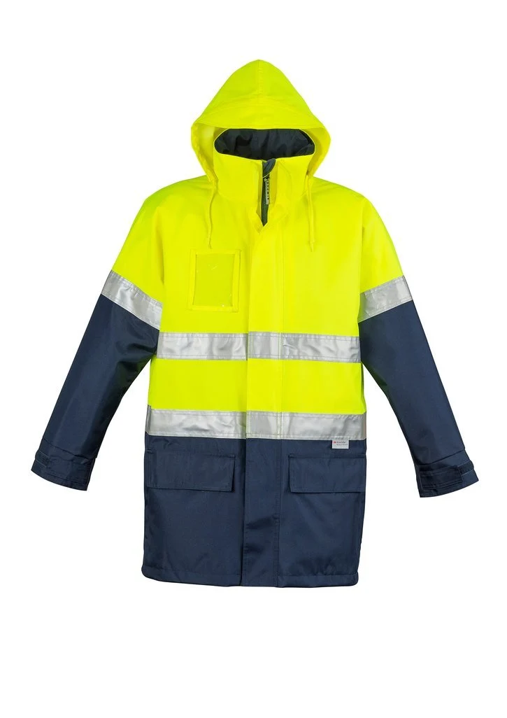 Mens Hi Vis Waterproof Lightweight Jacket