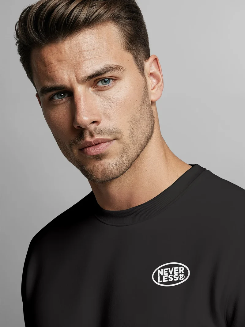 Sweatshirt Herren Pullover mit Backprint Palmenmotiv South Beach California Fashion Streetwear