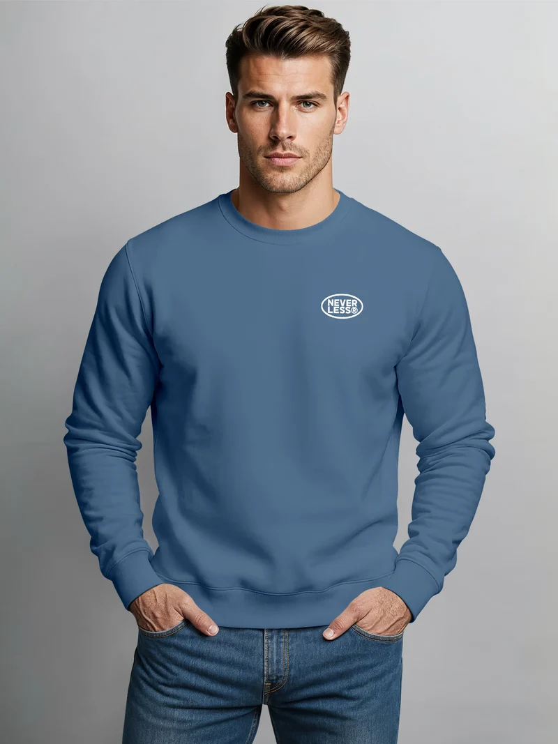 Sweatshirt Herren Pullover mit Backprint Palmenmotiv South Beach California Fashion Streetwear