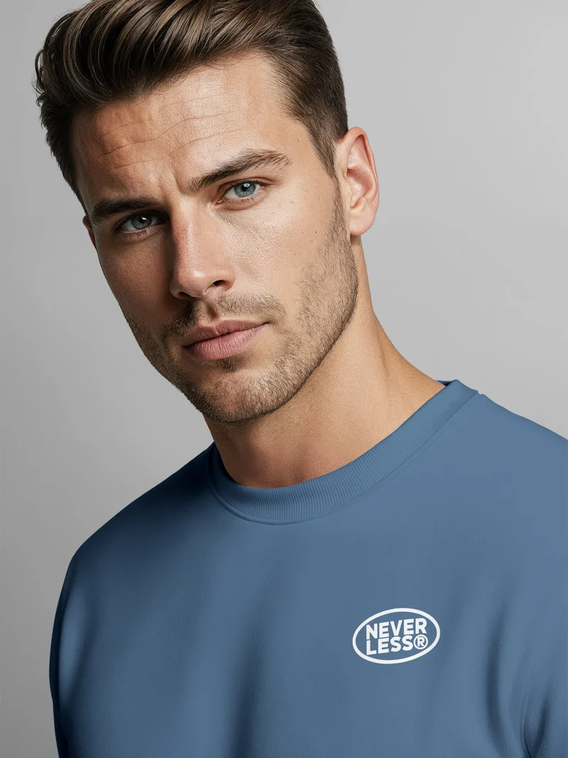 Sweatshirt Herren Pullover mit Backprint Palmenmotiv South Beach California Fashion Streetwear