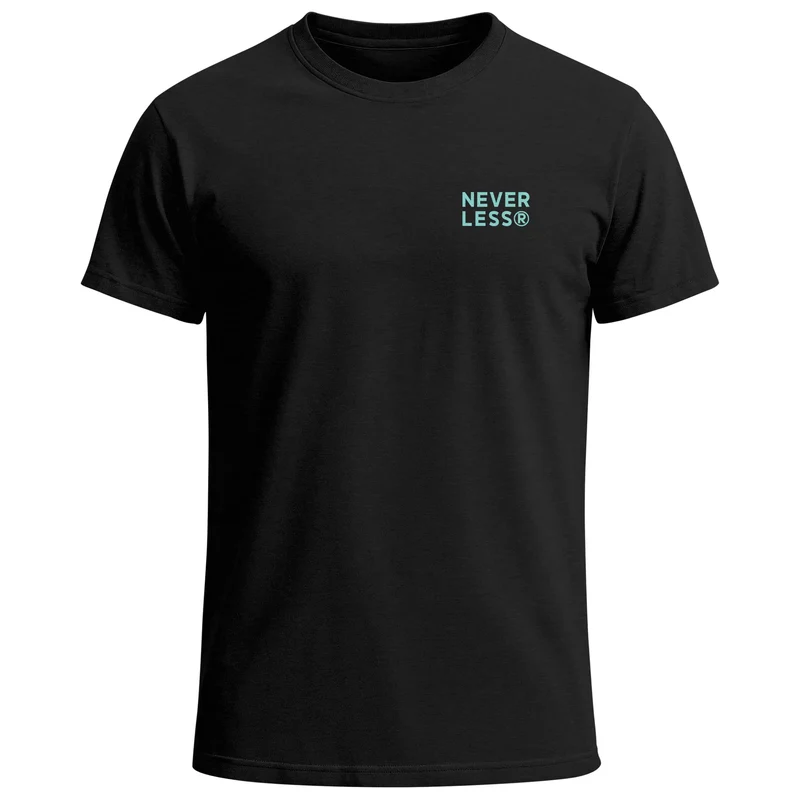 Herren T-Shirt Backprint Palmen Sommer - Kurzarm Baumwollshirt mit Grafikmotiv - Printshirt Fashion Streetstyle