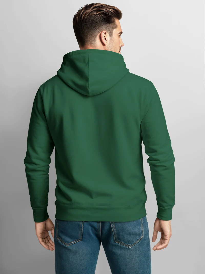 Zip-Hoodie Herren Sweatjacke mit Kapuze Moin Nordisch Anker Print Zipjacke Männer Fashion Streetstyle
