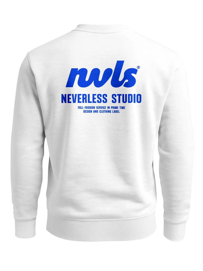 Herren Sweatshirt NVLS Studio Backprint Regular Fit