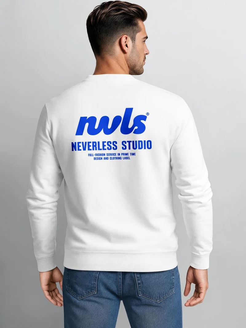 Herren Sweatshirt NVLS Studio Backprint Regular Fit
