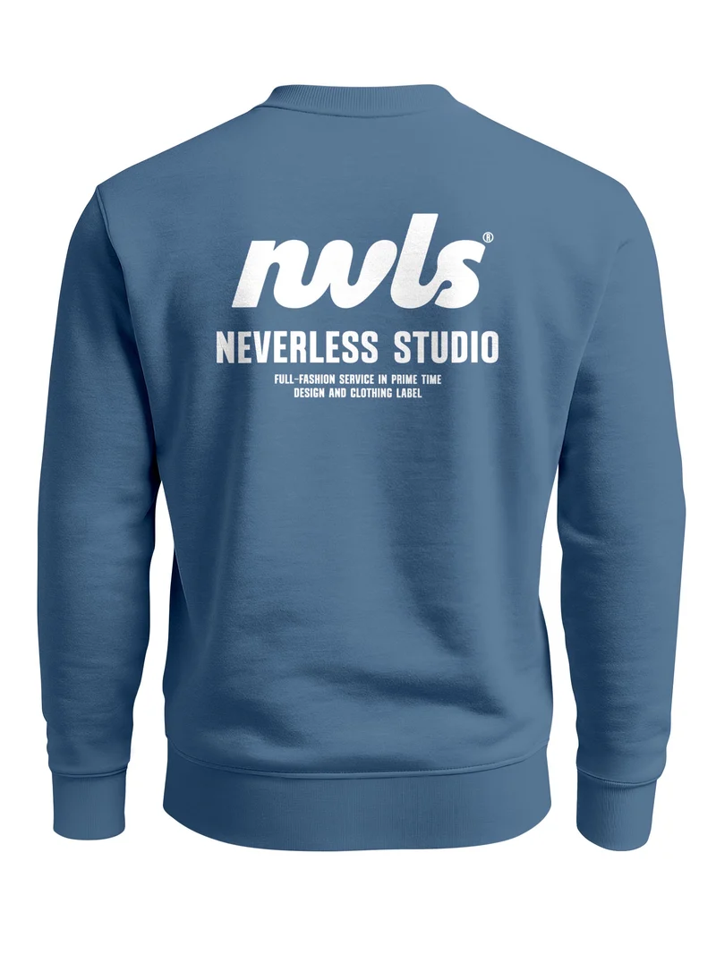Herren Sweatshirt NVLS Studio Backprint Regular Fit