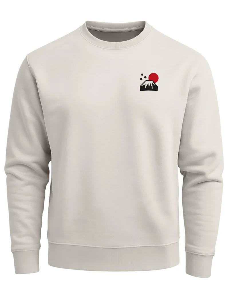 Herren Sweatshirt Japan Backprint Regular Fit