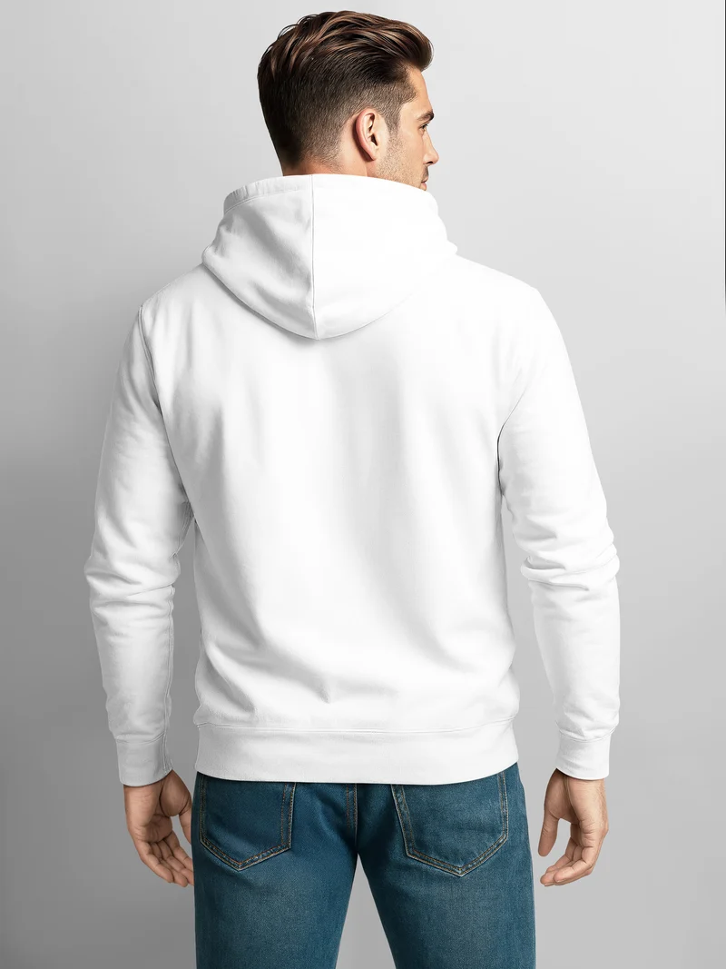 Zip Hoodie Herren Outdoor Motiv Bäume Sweatjacke mit Kapuze Logoprint Fashion Streetstyle