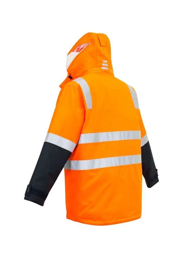 Mens Hi Vis 4 in 1 Waterproof Jacket